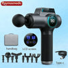 Raymax 99 Speed Massage Gun Body Massager Muscle Relaxer Electric LED Display 8 Kinds of Professional Massage Head Fascia Gun