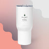 Travel mug with a handle