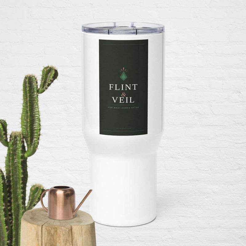 Travel mug with a handle