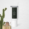Travel mug with a handle